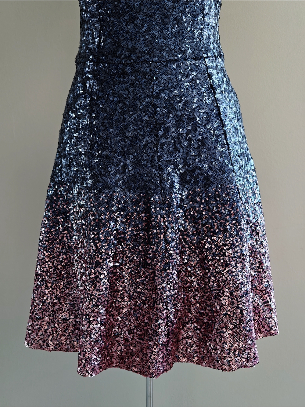 Dress the Population Andi Rose Gold to Black Ombre Sequin Mini Dress - Picture 8 of 16